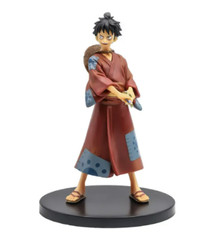 18CM One Piece Luffy Figure Roronoa Zoro Three Blade Manga Anime Statue A15D8Fx
