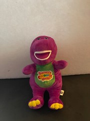 12 inch singing barney.