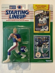 💥🏈 1990 PHIL SIMMS New York Giants Starting Lineup, NFL – VERY NICE! 🏈💥
