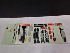Vintage Transformers G1 Jetfire Partial Sticker Sheet Decals 1985