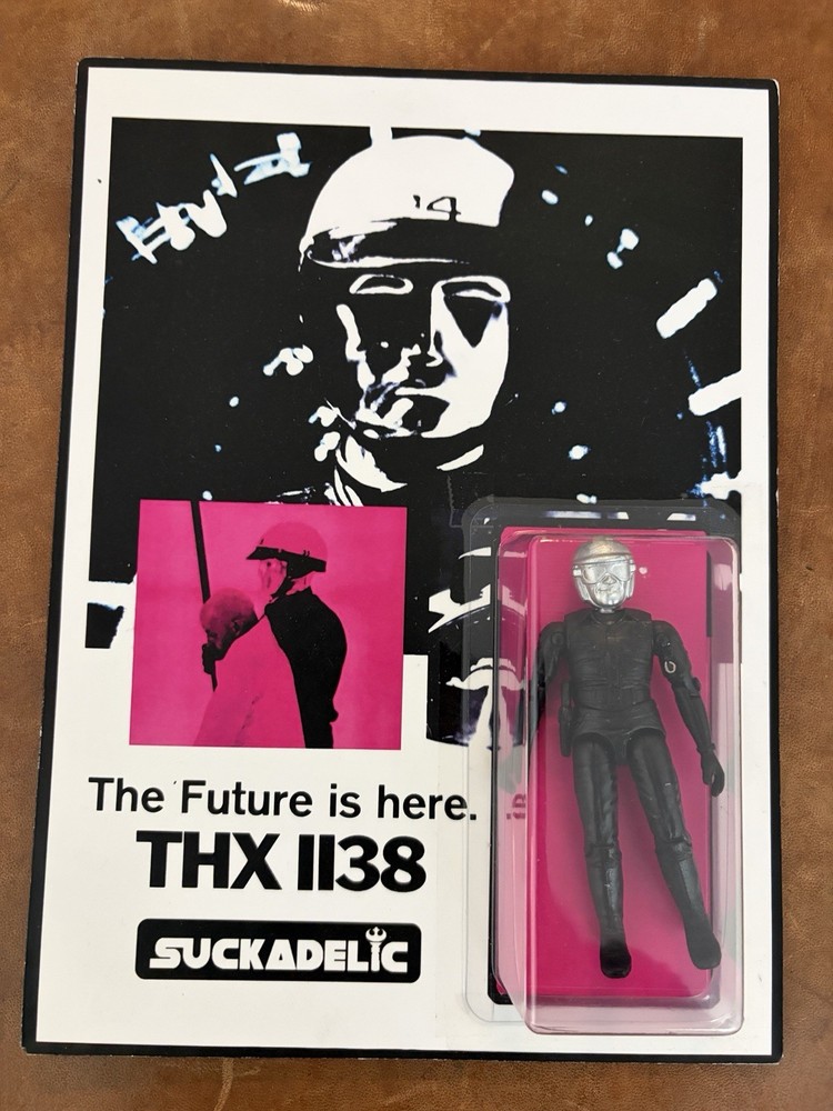 1/1 THX 1138 STAR WARS CUSTOM Action Figure! SUCKADELIC/SUCKLORD MOC! DKE Toys