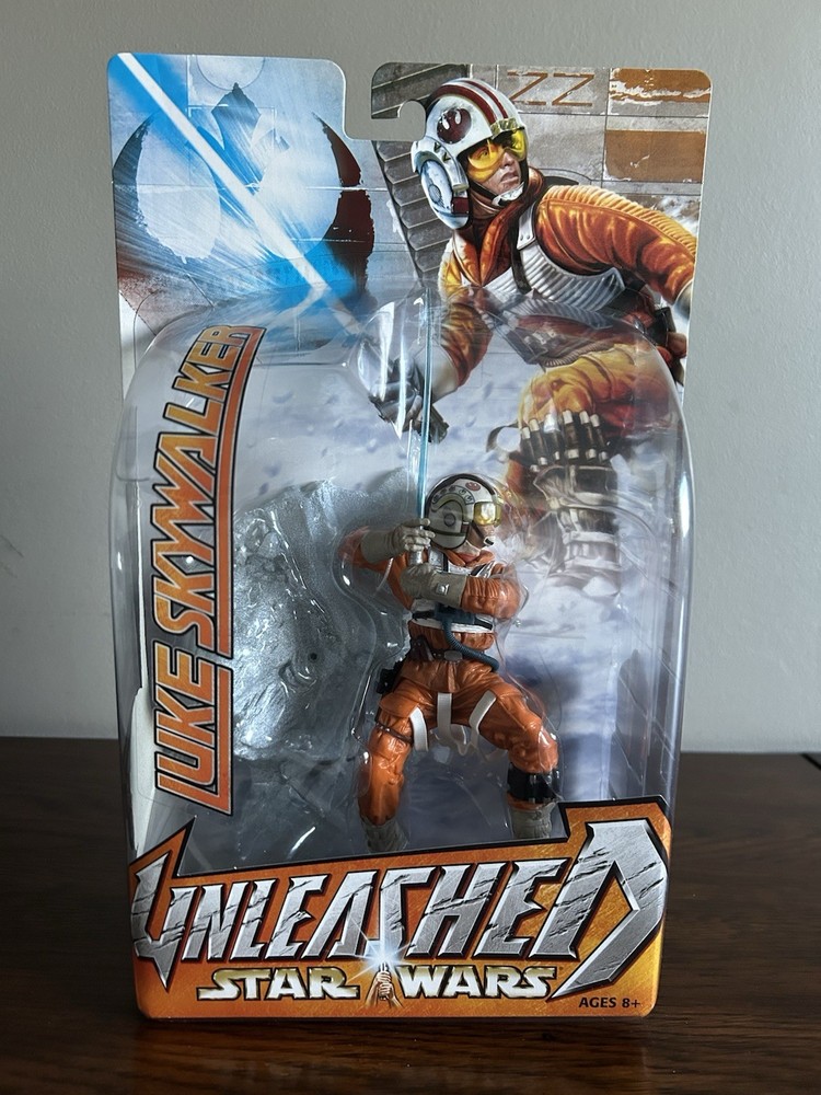 Hasbro Star Wars Unleashed Luke Skywalker (Hoth) Action Figure 2003