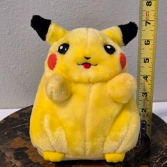 Electronic PIKACHU I Choose You Plush w/Light-Up Cheeks Moving Ears Mouth TESTED