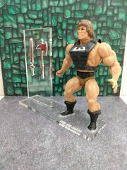 MOTU WB He-Man Acrylic Base Set For Vintage Figure* No Toy Included *
