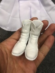 1/6 Custom Superman Returns Jor-El Marlon Brando Suit Boots for Action Figure