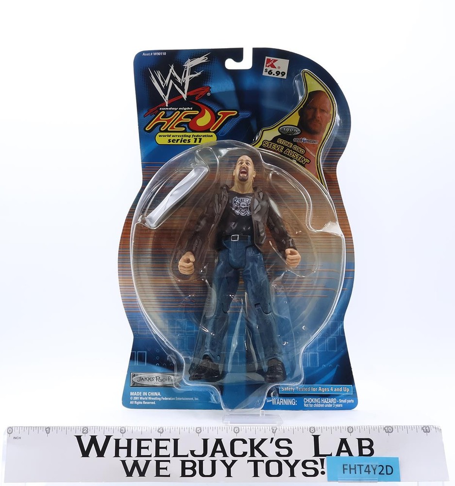 Stone Cold Steve Austin WWF Sunday Night Heat 2001 Jakks Pacific NEW SEALED