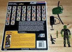 1988 GI Joe ARAH Hit & Run Target Airborne Assault Parachute Pack loose complete