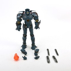 Uprising Side Jaeger Gipsy Danger Avenger 7″ Action Figure Toy LED Light Version