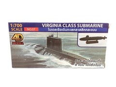 1:700 Scale USS Virginia Class Submarine SSN-774 US Navy No.07 Toy Figure Model