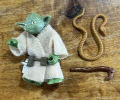 VINTAGE STAR WARS BROWN SNAKE YODA PAC-MAN EYES 1980 KENNER – Hong Kong