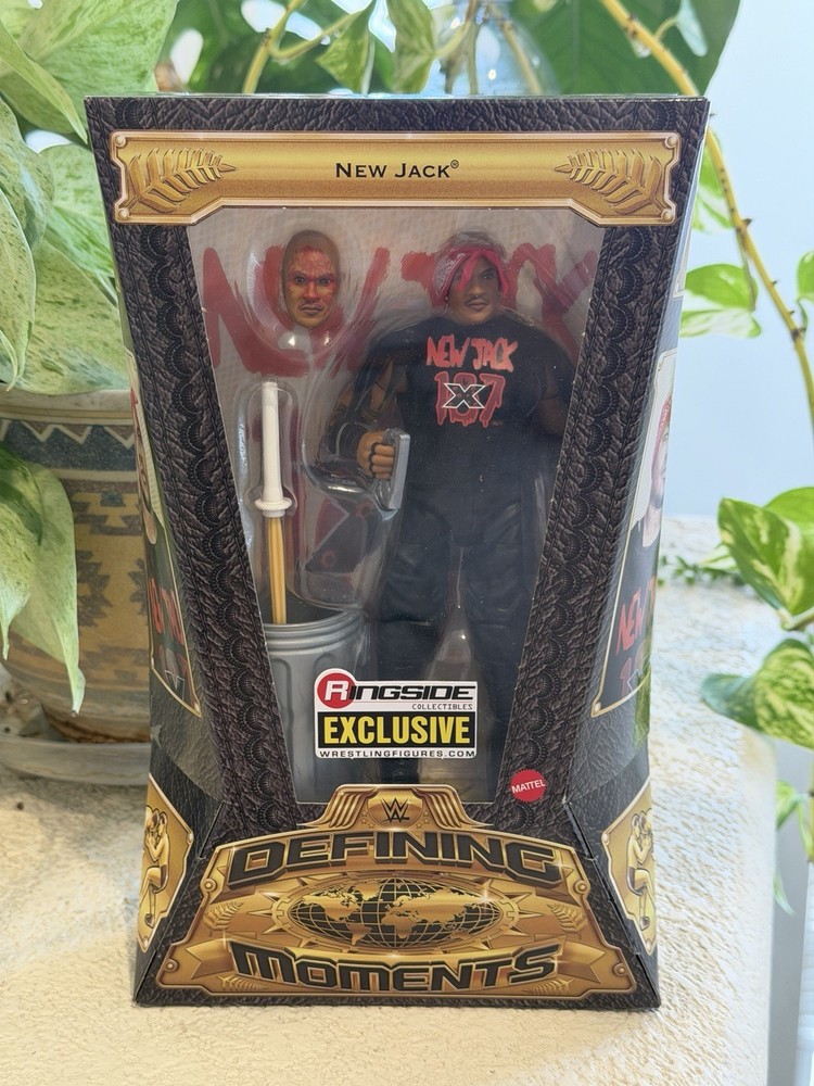 WWE Mattel Defining Moments New Jack Ringside Exclusive NEW IN HAND! #ECW!