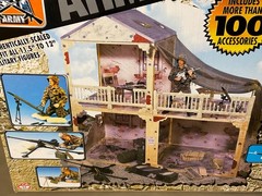 Vintage ARMY FORWARD COMMAND POST For 12″ GI Joe Size Figures Factory Sealed/New