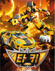 Metal Cardbot W Season3 BLOODWING TACHY Set Transforming Robot TOY Figure Korean