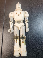 Bandai Power Rangers 1995 Alien Ninja White Battle Borg Action Figure MMPR