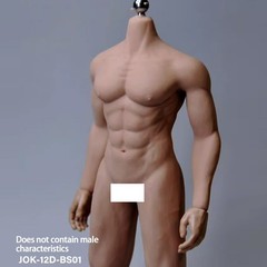 JIAOU DOLL 1/6 Seamless Male Body Doll Male Figure Fit 12″ For Phicen Hot Toys