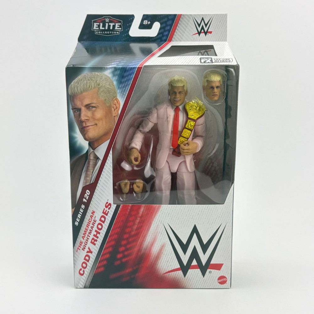 WWE Elite Series 120 Cody Rhodes American Nightmare Figure Chase Pink Suit New