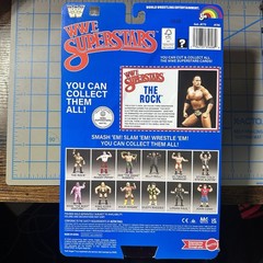 Mattel LJN WWE Superstars Series 3 The Rock Chase Black Card