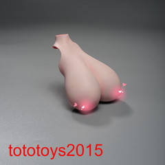 1/6 1:12 Female Big Bust Breast Cover Model For 12” 6” Action Figure Body Toy
