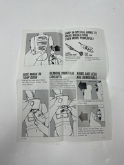 Original 1976 Kenner No. 65600 Maskatron Six Million Dollar Man Enemy Figure CIB