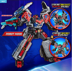 SAMG Metal Card Bot W Set | BlueCopW+HeavyIron W | Transforming Car | Korean Toy