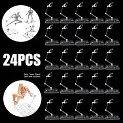 Adjustable Action Figure Display Holder Base Doll Model Support Stand HG144 24Pc