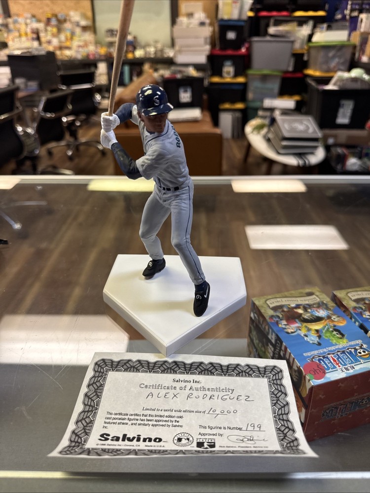 Alex Rodriguez Batting Figure Salvino MLB Baseball Statue Seattle Mariners