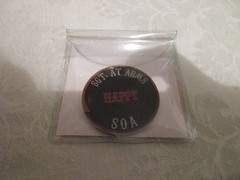 Sons of Anarchy Mezco Challenge Coin Sergeant SGT At Arms Happy Lowman Mayans MC