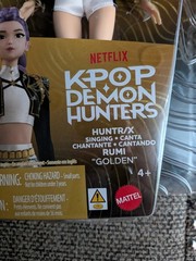 KPop Demon Hunters HUNTR/X Rumi Golden Singing Doll Mattel Netflix New Sealed