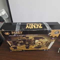 Basic Fun Bendy and The Ink Machine Room Buildable Scene Set Action Figure