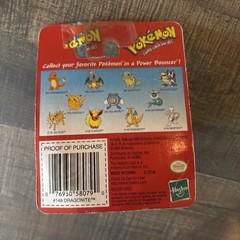 1999 Hasbro TOMY Pokemon Power Bouncer Ball Dragonite #149 Package Damage