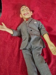 Vintage 1987 Pee-Wee Herman Talking Pull String Doll 16” Paul Reubens Work Voice