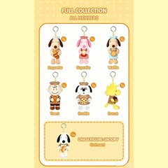Snoopy Baking Series Plush Blind Box Keychain Cute Cartoon Doll Bag Charm