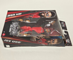 JEY USO – WWE Mattel Elite Survivor Series Figure BAF Michael Cole MINOR WEAR