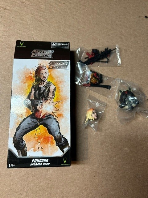 Valaverse Action Force Figure Pandora Upgrade Gear