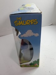 NEW The Smurfs Blue Smurf’s Mushroom House 2008 Jakks – Box DAMAGE