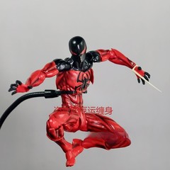 CT Mess Toys Shadow Ver Scarlet Spider-Man Kaine Parker Action Figure Toy Boxed