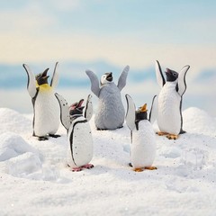 Yell Banzai Penguin Blind Box Gashapon 1 Random Mini Animal Japanese Figure