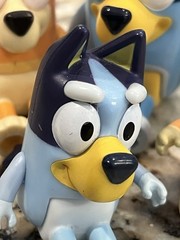 Bluey Family Figure 4-Pack, with Mum Dad Bingo Bluey, Ages 3+, Toddler Toys Kids