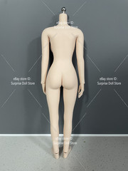 1:6 Female Makeup Seamless Body With detail Pale Skin Medium Breast 12″ Figure