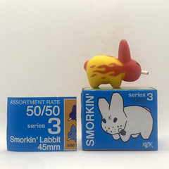 Kidrobot Frank Kozik Smorkin’ Labbit Series 3 Flame Devil 45mm Mini Figure