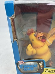 Mezco Family Guy the Giant Chicken vs Peter Figure Set Sealed. Box is damaged.
