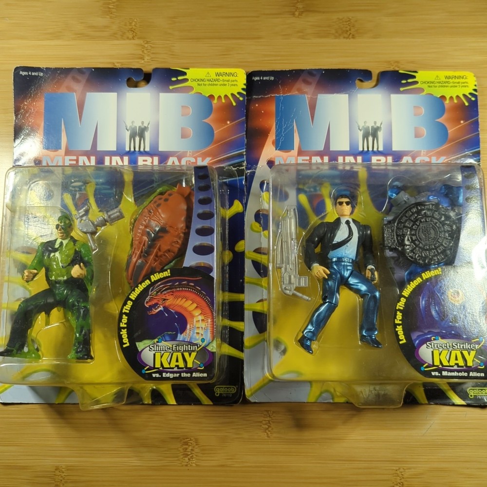 Men in Black Toys Slime Fightin’ Kay Street Striker Kay Action Figure 1997 Lot