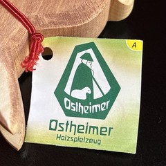 Ostheimer Toys, Wooden Folk Art from Germany, Rabbit – sitting, NwT, Waldorf, 2″