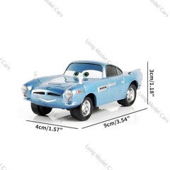 2-Pack Set Cars 2 Finn McMissile & Holley Shiftwell Die-Cast Model 1:55 Toy Gift