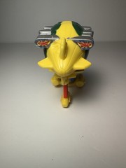 1994 TMNT Ninja Turtles Mini Mutants Blimp & Blue Bombs High Flyin Michaelangelo