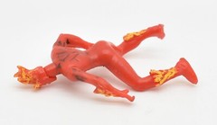 Marvel Heroes Miniature Poseable Human Torch 2.5″ Action Figure Toy Biz 2005