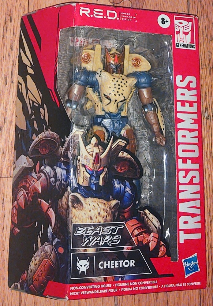 Transformers R.e.d. CHEETOR Misb New Non Transforming Walmart Exclusive Red