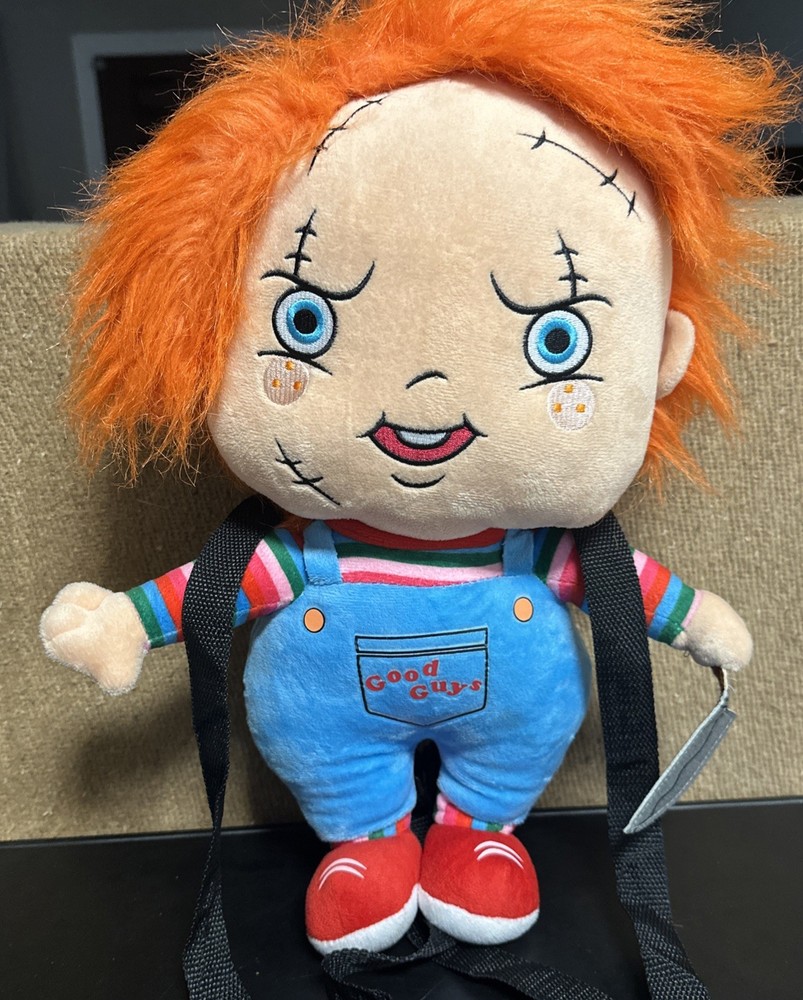 Chucky Doll Plush Backpack Good Guys Horror By Bioworld. 100% Polyester 17+