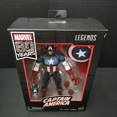 Hasbro Marvel Legends 80 Years Classic Captain America 6″ Actuon Figure NIB