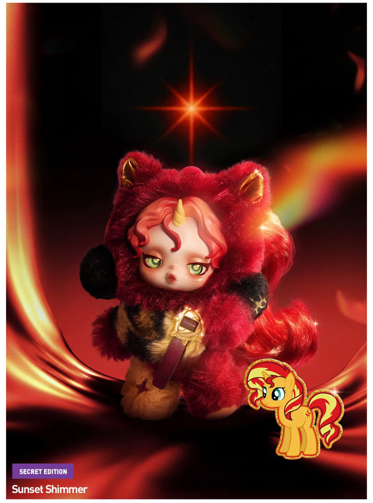 Pop Mart SKULLPANDA × My Little Pony Series Pendant Figure – US SHIP FAST